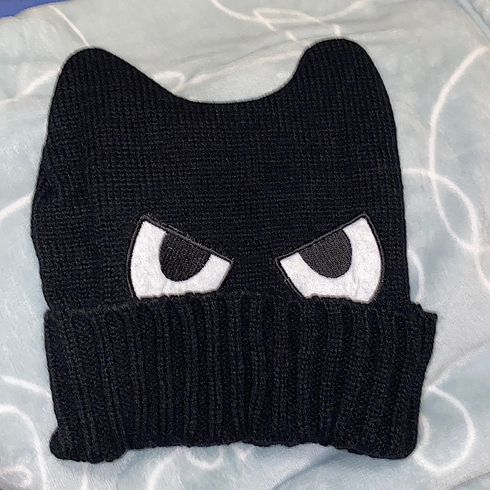 Black hat with ears